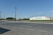 Президент Ильхам Алиев ознакомился с  условиями, созданными после капремонта и реконструкции на главном въезде в Сумгайыт (ФОТО)