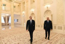 Президент Ильхам Алиев ознакомился с условиями, созданными в здании Сумгайытского государственного драмтеатра (ФОТО)
