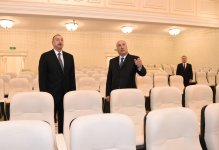 Президент Ильхам Алиев ознакомился с условиями, созданными в здании Сумгайытского государственного драмтеатра (ФОТО)