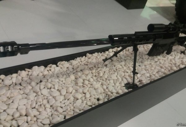Azerbaijan showcases new sniper rifle at ADEX 2016