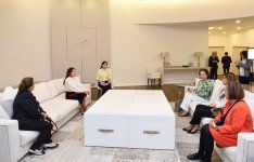 Mehriban Aliyeva meets vice-president of Colombian Congress