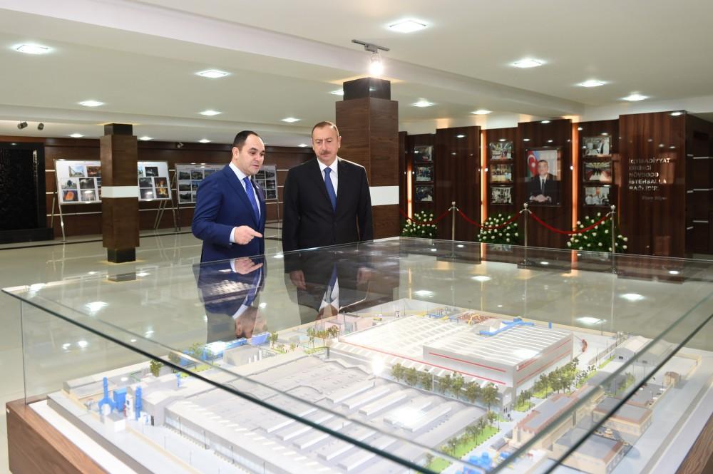 Ilham Aliyev inaugurates “Oksigen” plant in Baku (PHOTO)