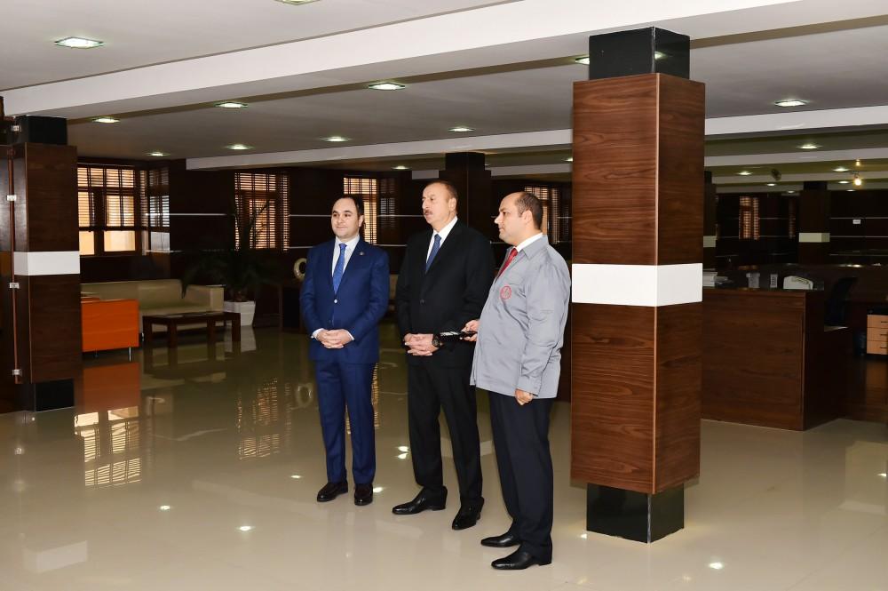 Ilham Aliyev inaugurates “Oksigen” plant in Baku (PHOTO)