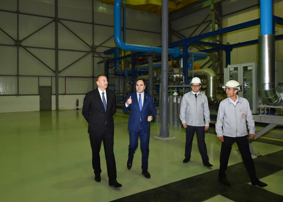 Ilham Aliyev inaugurates “Oksigen” plant in Baku (PHOTO)