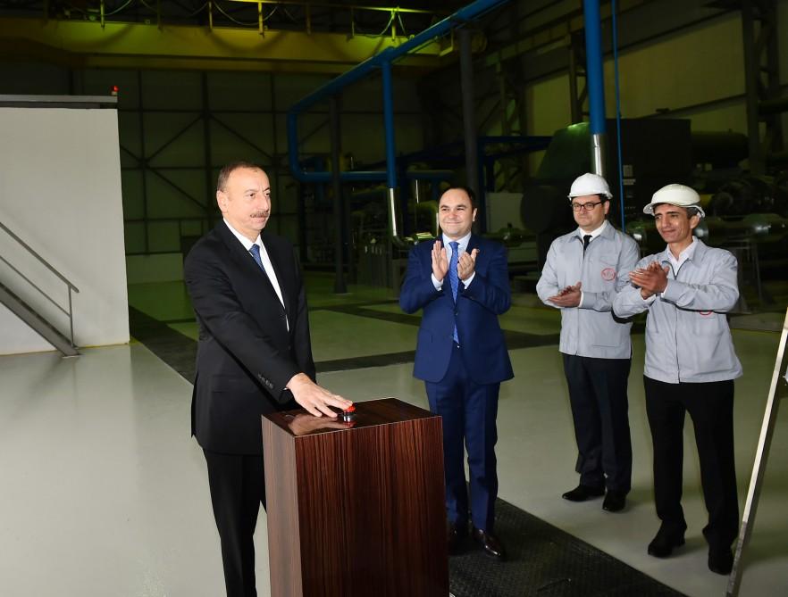 Ilham Aliyev inaugurates “Oksigen” plant in Baku (PHOTO)