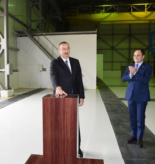 Ilham Aliyev inaugurates “Oksigen” plant in Baku (PHOTO)