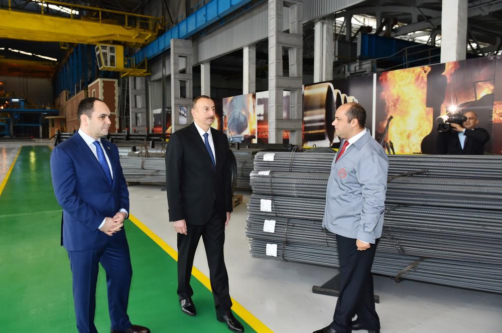Ilham Aliyev inaugurates “Oksigen” plant in Baku (PHOTO)