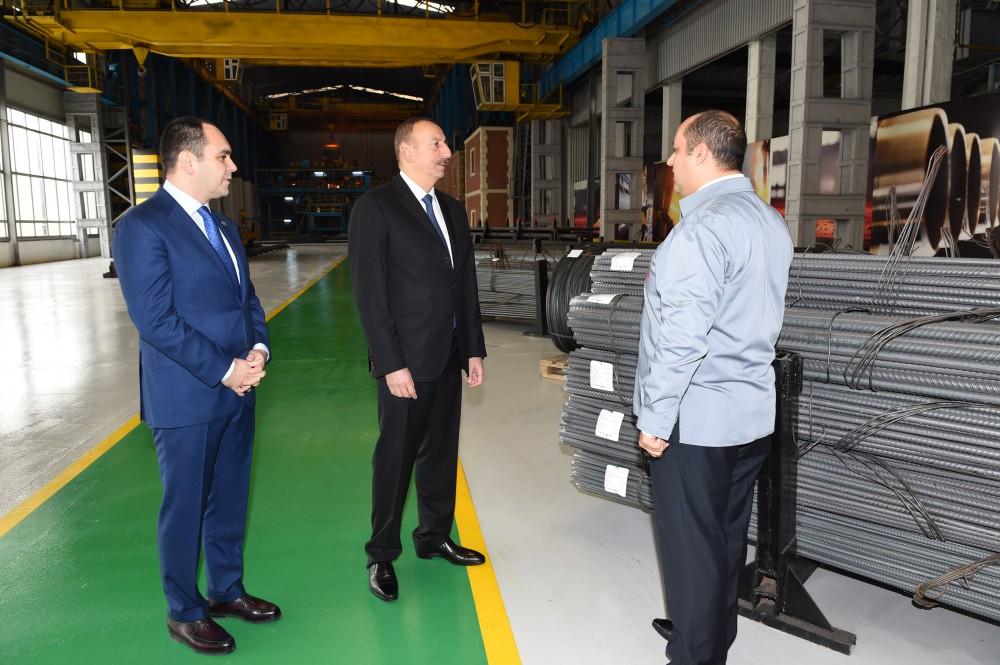 Ilham Aliyev inaugurates “Oksigen” plant in Baku (PHOTO)