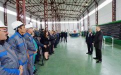 Ilham Aliyev inaugurates enterprises, boiler house in industrial park in Aghstafa (PHOTO)