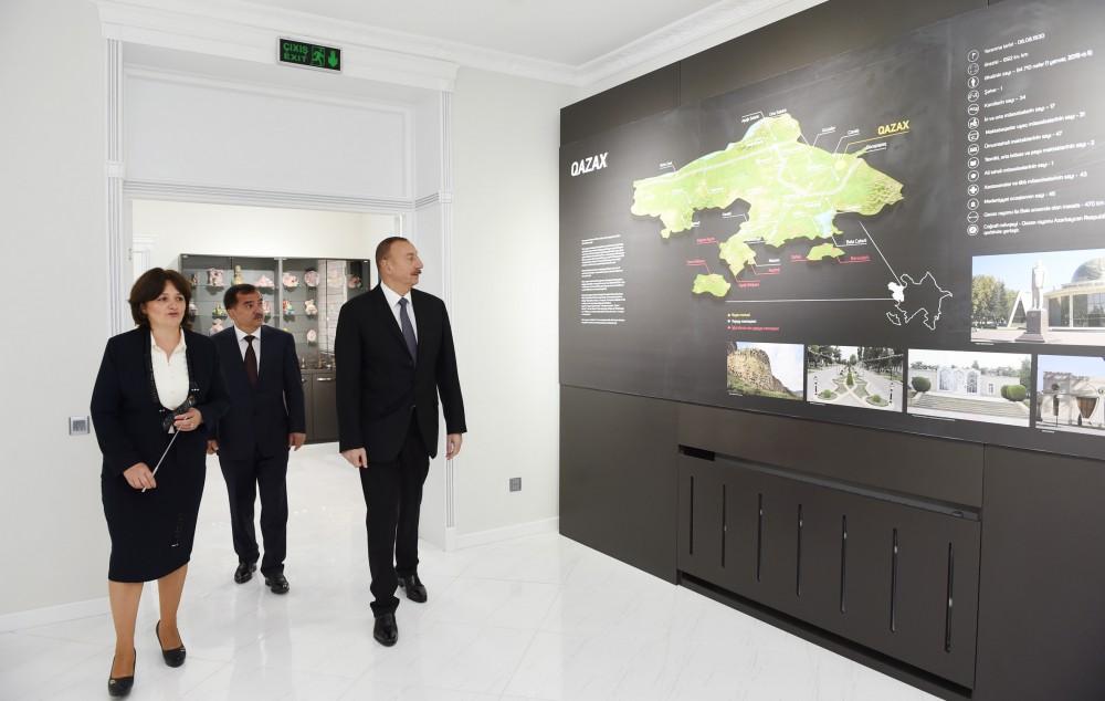 Ilham Aliyev opens new building of museum in Qazakh