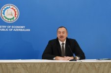 Президенты Азербайджана и Хорватии приняли участие в бизнес-форуме в Баку (ФОТО)