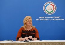 Президенты Азербайджана и Хорватии приняли участие в бизнес-форуме в Баку (ФОТО)