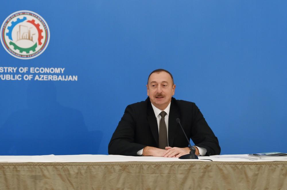 Президенты Азербайджана и Хорватии приняли участие в бизнес-форуме в Баку (ФОТО)