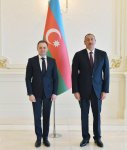 Президент Азербайджана Ильхам Алиев принял послов Эритреи и Албании (ФОТО)