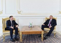 Президент Азербайджана Ильхам Алиев принял послов Эритреи и Албании (ФОТО)