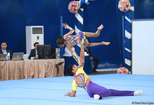 Acrobatic gymnastics championship kicks off in Baku  (PHOTO)