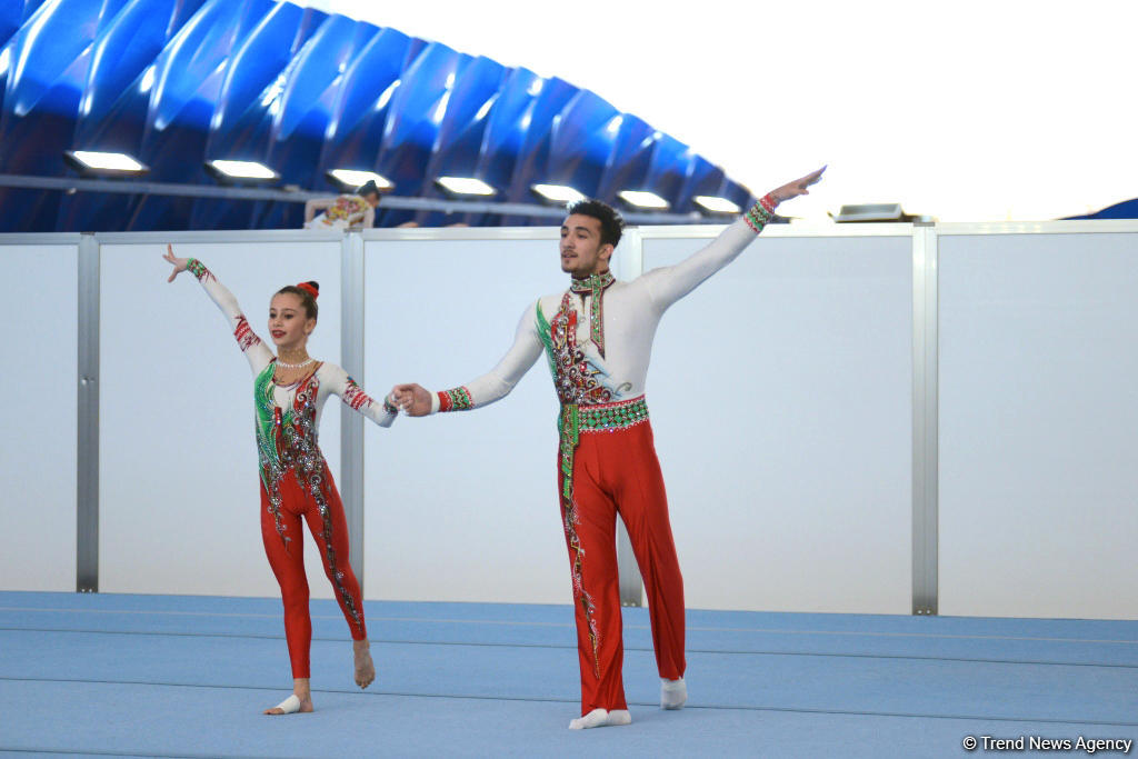 Acrobatic gymnastics championship kicks off in Baku  (PHOTO)