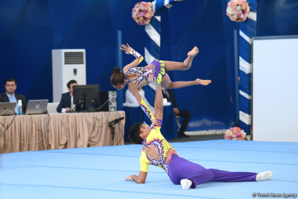 Acrobatic gymnastics championship kicks off in Baku  (PHOTO)