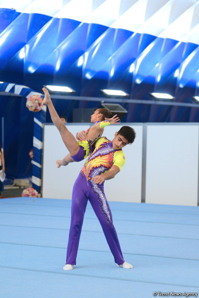 Acrobatic gymnastics championship kicks off in Baku  (PHOTO)