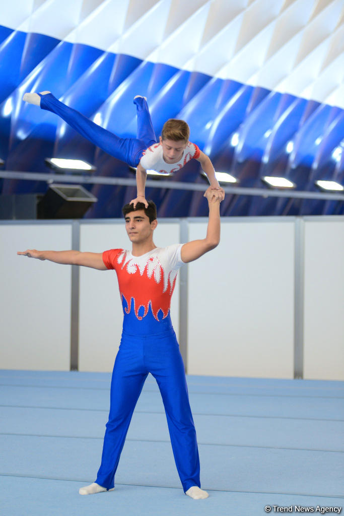 Acrobatic gymnastics championship kicks off in Baku  (PHOTO)