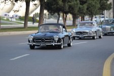 Арзу Алиева приняла участие в параде классических автомобилей, организованном Автомобильной  федерацией Азербайджана  (Фоторепортаж)