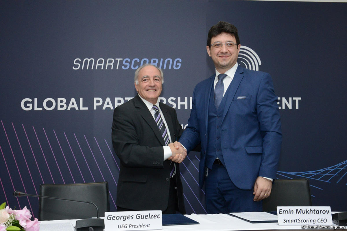 Azerbaijani SmartScoring and UEG sign new partnership deal (PHOTO)