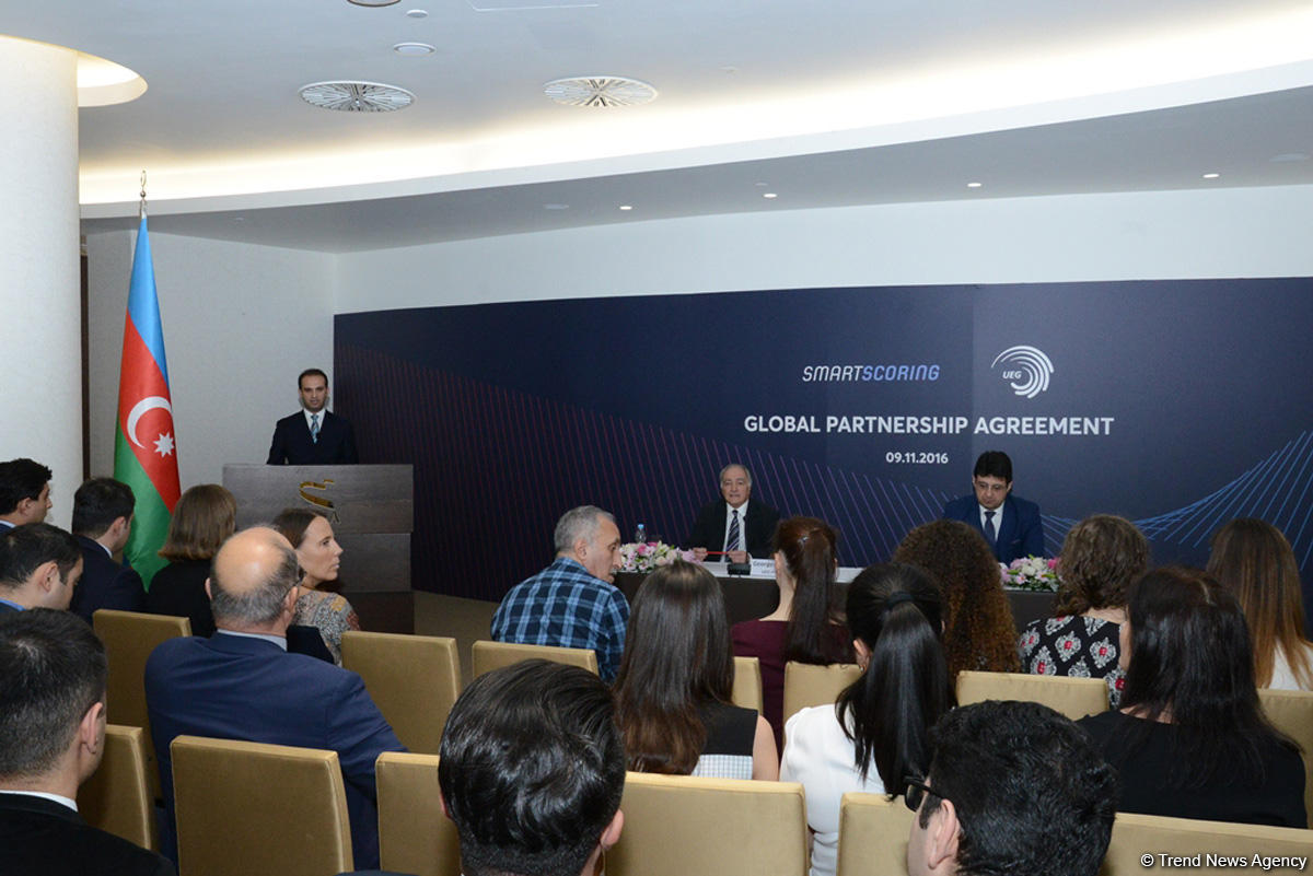 Azerbaijani SmartScoring and UEG sign new partnership deal (PHOTO)