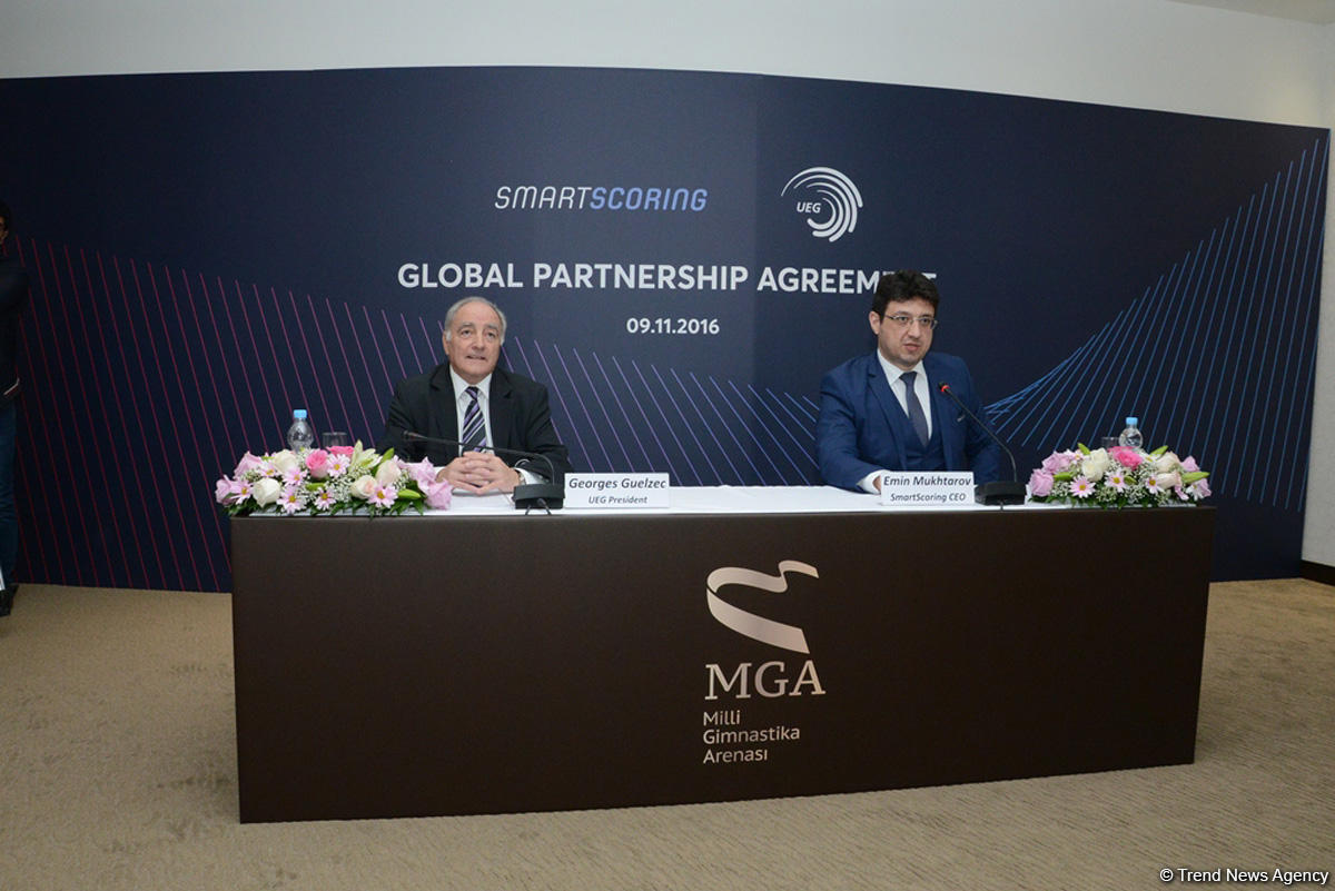 Azerbaijani SmartScoring and UEG sign new partnership deal (PHOTO)