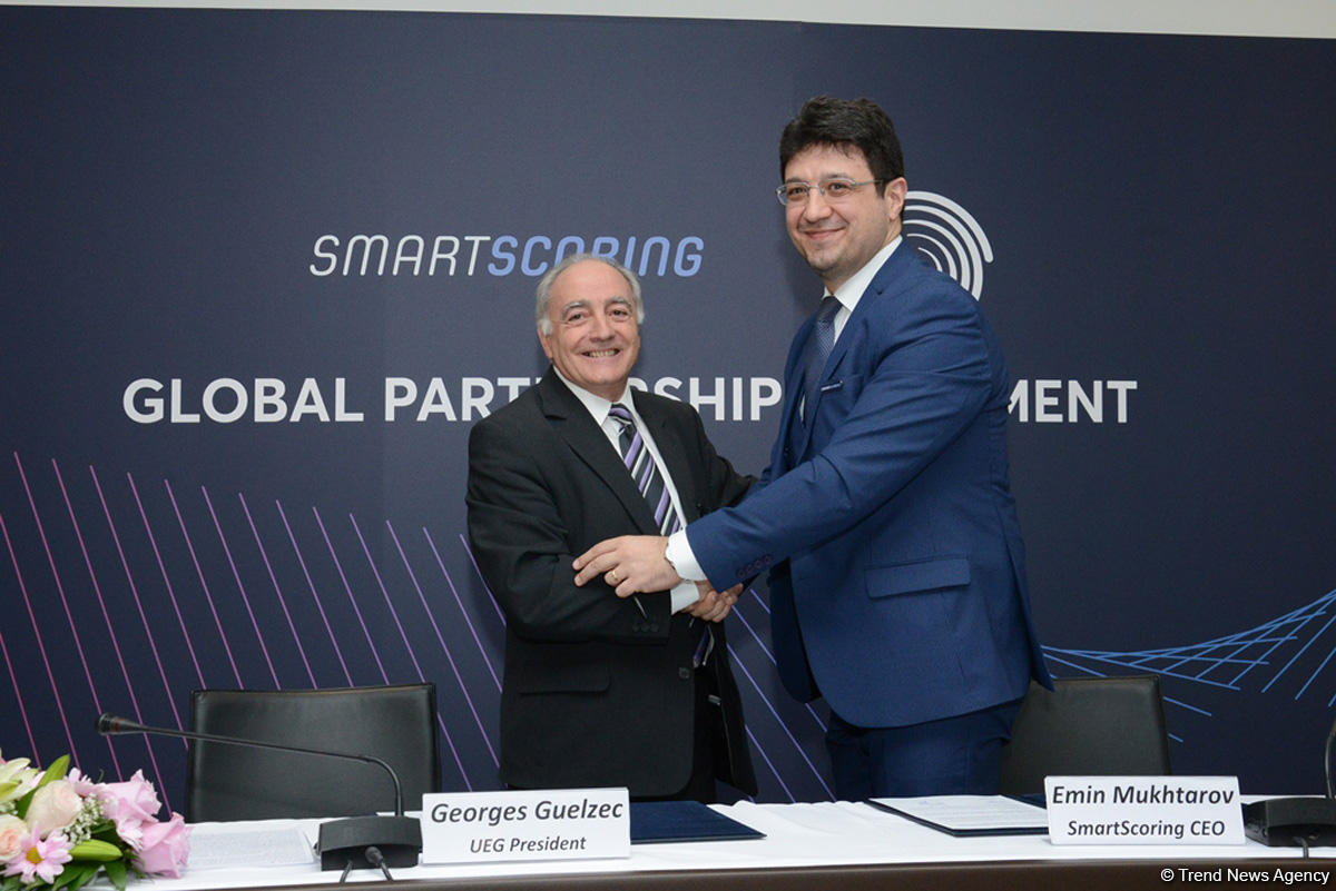 Azerbaijani SmartScoring and UEG sign new partnership deal (PHOTO)