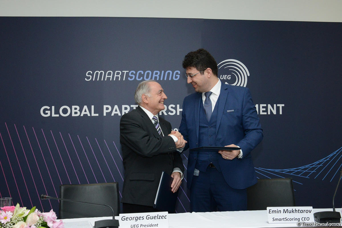 Azerbaijani SmartScoring and UEG sign new partnership deal (PHOTO)