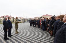 Ilham Aliyev views new residential settlement for IDPs in Fuzuli (PHOTO)