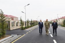 Ilham Aliyev views new residential settlement for IDPs in Fuzuli (PHOTO)