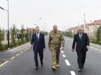 Ilham Aliyev views new residential settlement for IDPs in Fuzuli (PHOTO)