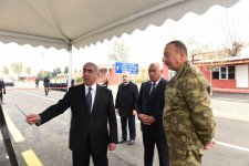 Президент Ильхам Алиев ознакомился с состоянием автодороги в Физули после реконструкции (ФОТО)
