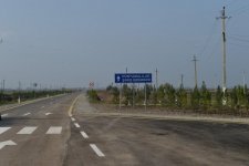 Ilham Aliyev opens newly renovated Birinji Shahsevan-Ahmadli-Dunyamalilar highway in Beylagan