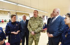 Ilham Aliyev attends opening of Fuzuli carpet factory (PHOTO)