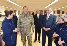 Ilham Aliyev attends opening of Fuzuli carpet factory (PHOTO)