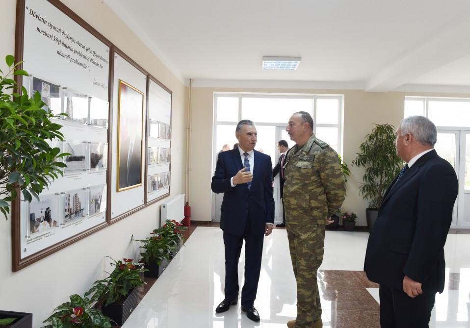 Ilham Aliyev views new residential settlement for IDPs in Fuzuli (PHOTO)