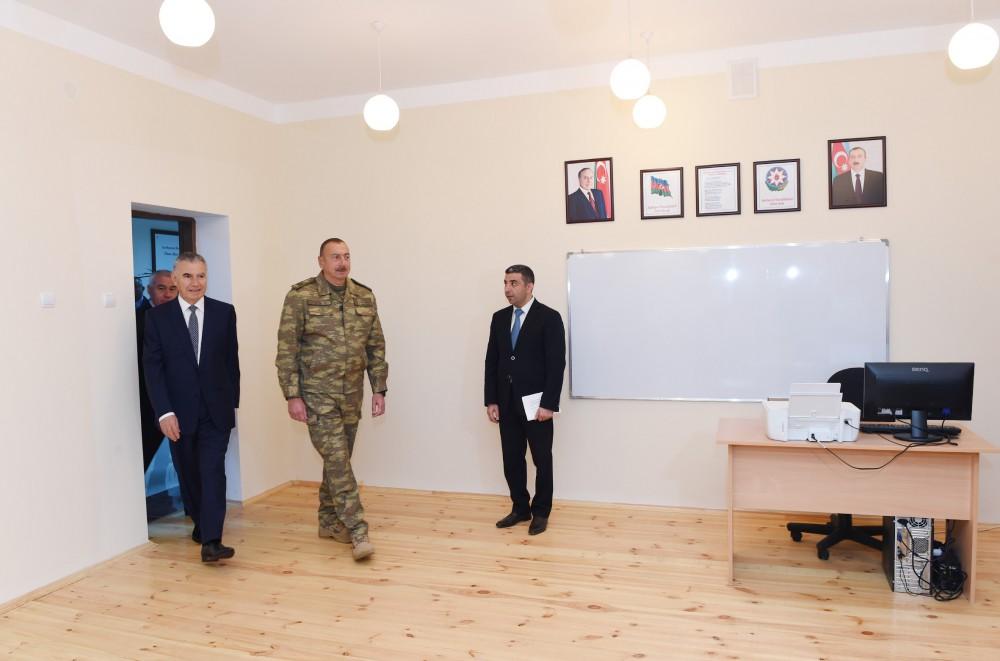 Ilham Aliyev views new residential settlement for IDPs in Fuzuli (PHOTO)