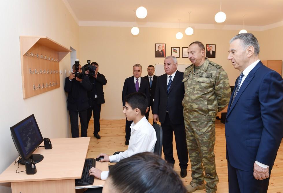 Ilham Aliyev views new residential settlement for IDPs in Fuzuli (PHOTO)