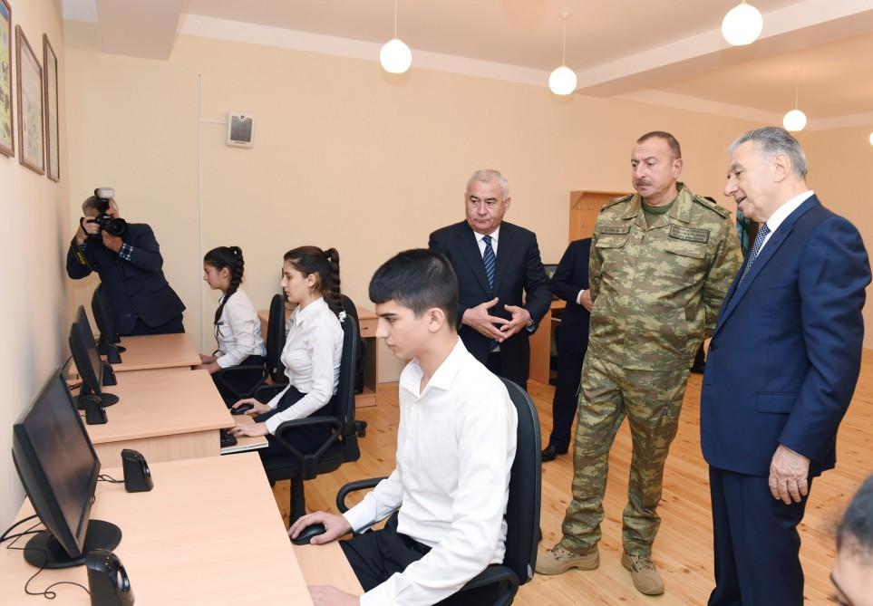 Ilham Aliyev views new residential settlement for IDPs in Fuzuli (PHOTO)