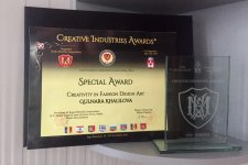 Гюльнара Халилова удостоена высшей премии Creative Industries Awards в Румынии (ВИДЕО, ФОТО)