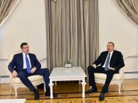 Президент Ильхам Алиев принял председателя комитета по международным вопросам Госдумы России(ФОТО)
