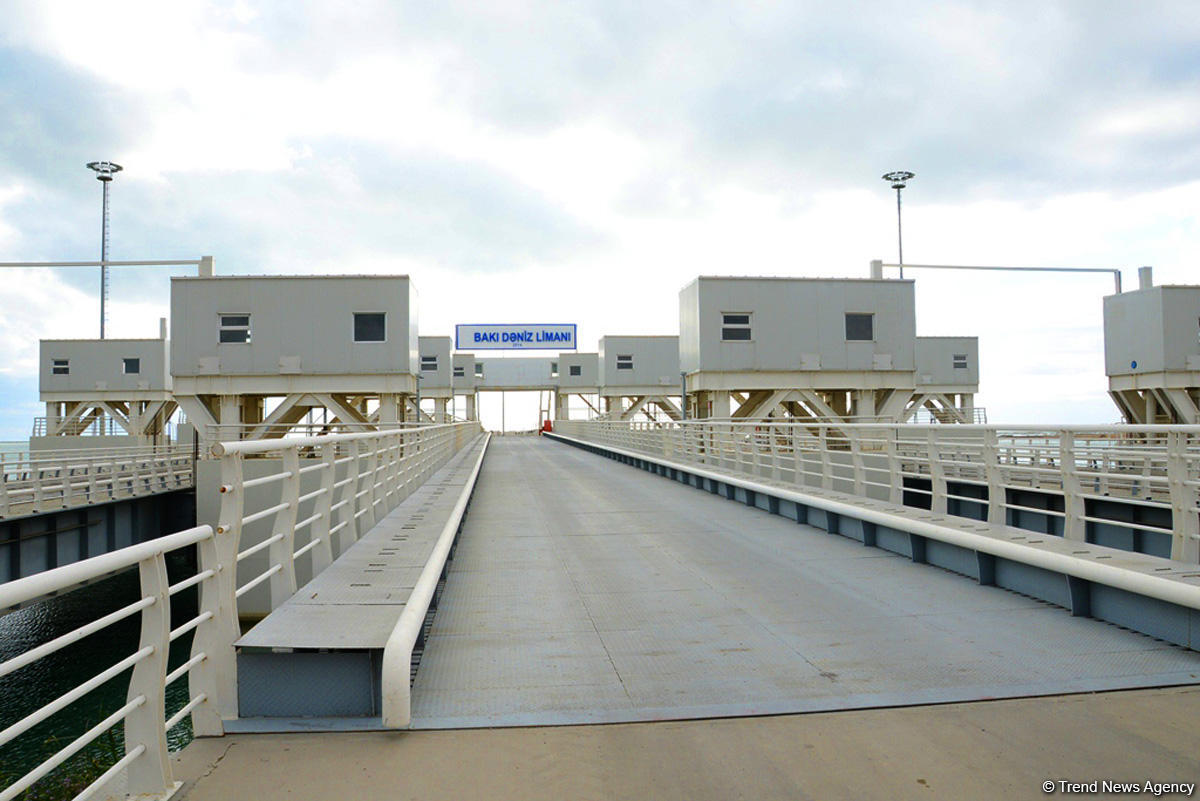 Baku port construction 1st stage to end until late 2017 (PHOTO)