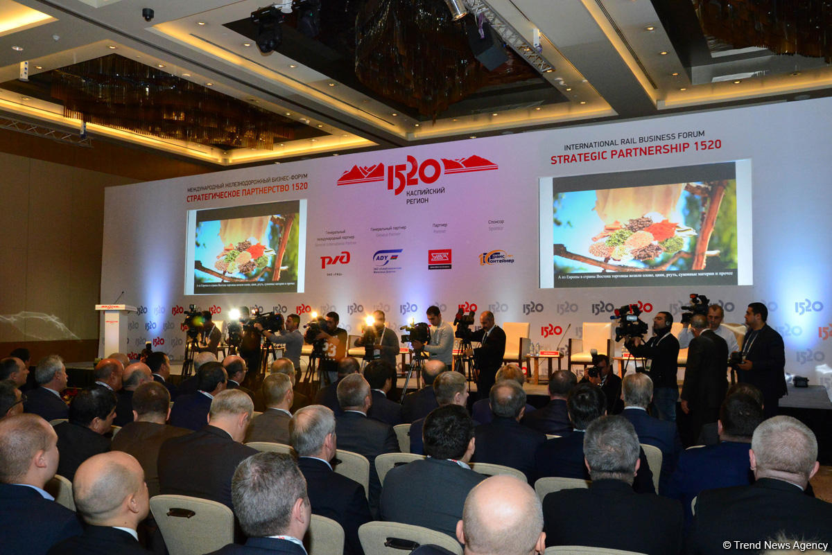 Int’l Rail Business Forum kicks off in Baku (PHOTO)