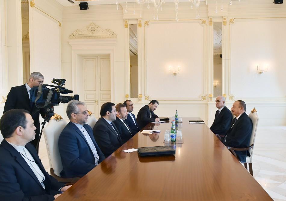 Ilham Aliyev receives Iranian ICT minister