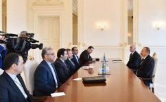Ilham Aliyev receives Iranian ICT minister