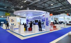 Ilham Aliyev, his spouse view BakuTel 2016 (PHOTO)