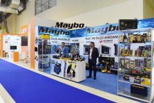 Ilham Aliyev, his spouse view BakuTel 2016 (PHOTO)