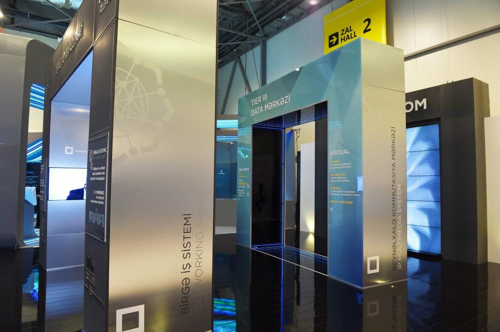 Ilham Aliyev, his spouse view BakuTel 2016 (PHOTO)